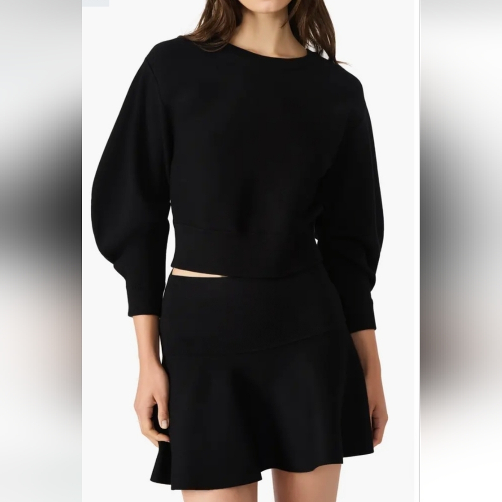 BB Dakota Steve Madden Rosina Balloon Sleeve Sweater, Large, StyleBL306030, NWOT